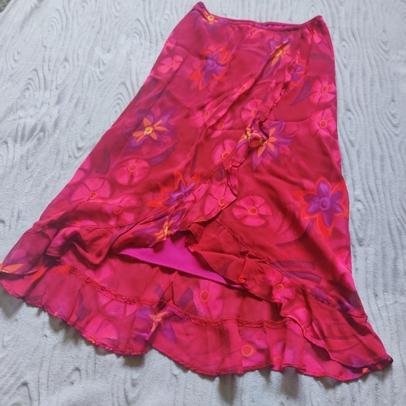 Anthropologie Dresses & Skirts - 🦋 VINTAGE 90s-Y2K Anthro Ruffle Midi Skirt S